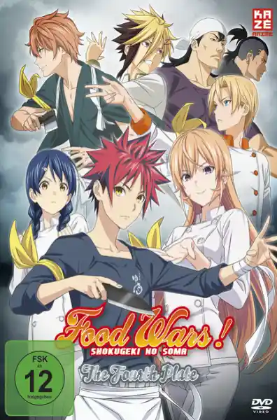 Cover: Food Wars! The Fourth Plate - 4. Staffel - DVD 1 mit Sammelschuber (Limited Edition)