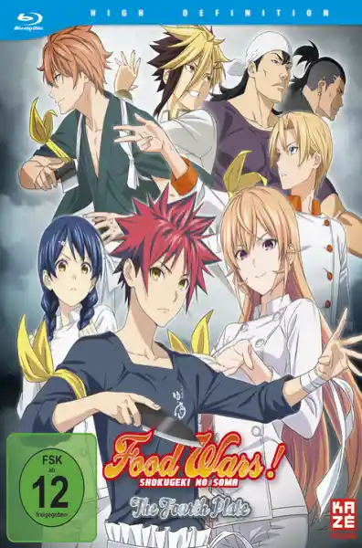 Cover: Food Wars! The Fourth Plate - 4. Staffel - Blu-ray 1 mit Sammelschuber (Limited Edition)