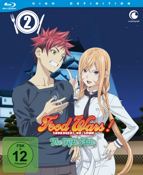 Cover: Food Wars! The Fifth Plate - 5. Staffel - Blu-ray 2