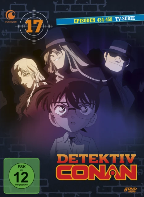 Cover: Detektiv Conan - TV-Serie - DVD Box 17 (Episoden 434-458) (5 DVDs)