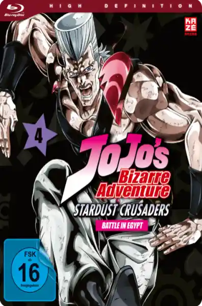 Jojo's Bizarre Adventure - 2. Staffel - Blu-ray Vol. 4 (Episoden 37-48) [2 Blu-rays]</a>