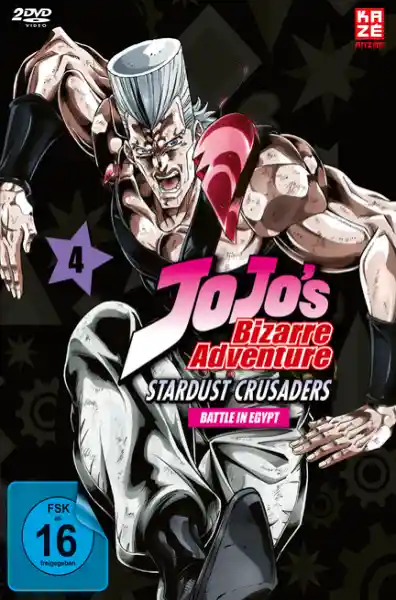 Cover: Jojo's Bizarre Adventure - 2. Staffel - DVD Vol. 4 (Episoden 37-48) [2 DVDs]