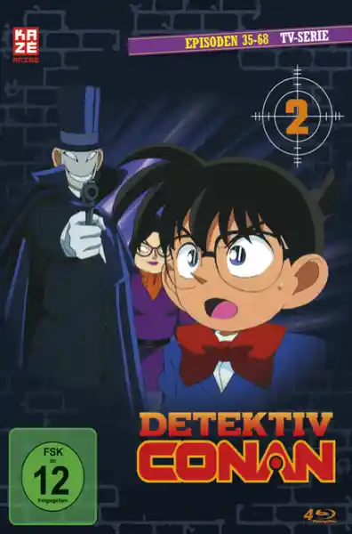 Cover: Detektiv Conan - TV-Serie - Blu-ray Box 2 (Episoden 35-68) (4 Blu-rays)