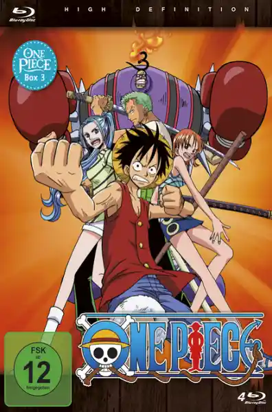 Cover: One Piece - TV-Serie - Box 3 (Episoden 62-92) [4 Blu-rays]