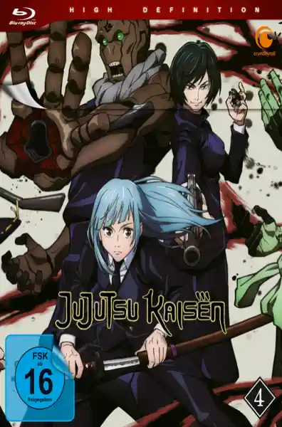Cover: Jujutsu Kaisen - Staffel 1 - Vol.4 - Blu-ray
