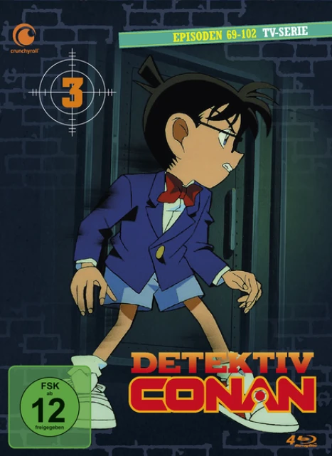 Cover: Detektiv Conan - TV-Serie - Blu-ray Box 3 (Episoden 69-102) (4 Blu-rays)