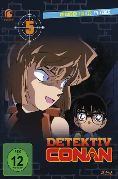 Cover: Detektiv Conan - TV-Serie - Blu-ray Box 5 (Episoden 130-155) (3 Blu-rays)