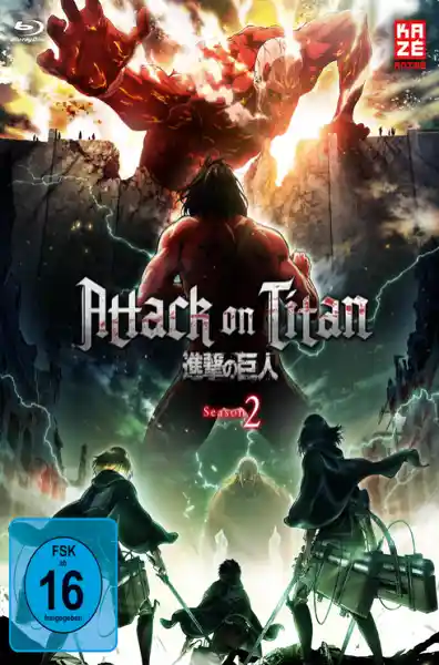 Attack on Titan - Staffel 2 - Gesamtausgabe - Blu-ray Box (2 Blu-rays)</a>