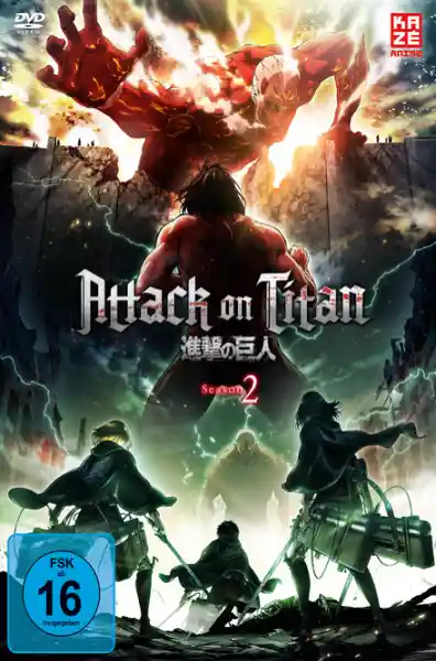 Cover: Attack on Titan - Staffel 2 - Gesamtausgabe - DVD Box (2 DVDs)