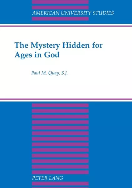 Cover: The Mystery Hidden for Ages in God