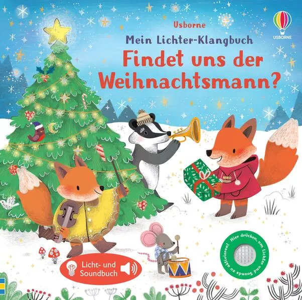 Cover: Mein Lichter-Klangbuch: Findet uns der Weihnachtsmann?