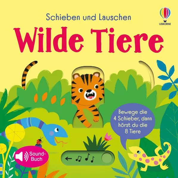 Cover: Schieben und Lauschen: Wilde Tiere