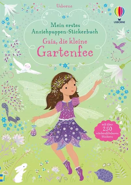 Cover: Mein erstes Anziehpuppen-Stickerbuch: Gaia, die kleine Gartenfee