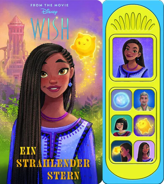 Cover: Disney Wish - Ein strahlender Stern - Soundbuch - Pappbilderbuch mit 7 Geräuschen - Buch zum Film