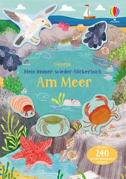 Cover: Mein Immer-wieder-Stickerbuch: Am Meer