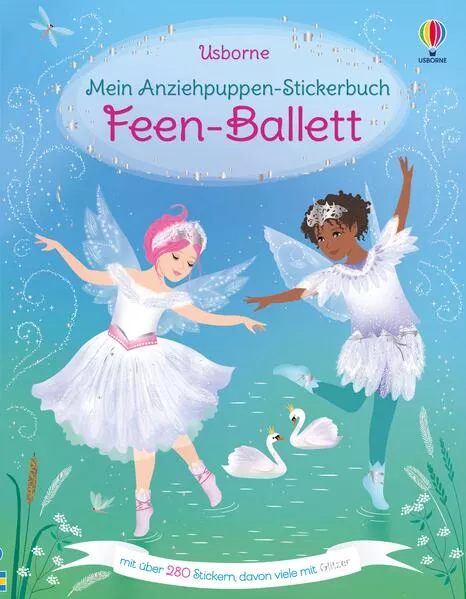 Cover: Mein Anziehpuppen-Stickerbuch: Feen-Ballett