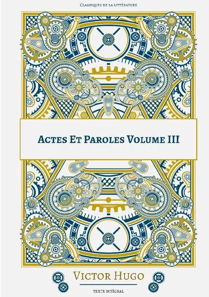 Cover: Actes Et Paroles