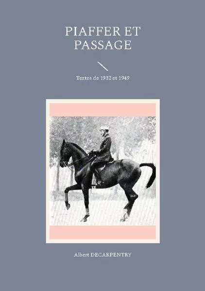 Cover: Piaffer et passage