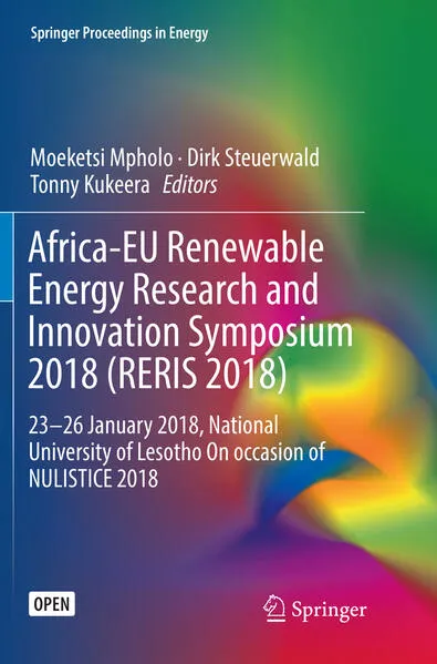 Cover: Africa-EU Renewable Energy Research and Innovation Symposium 2018 (RERIS 2018)