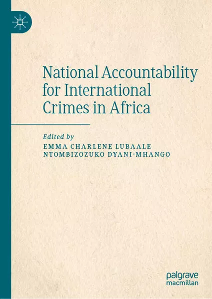 Cover: National Accountability for International Crimes in Africa
