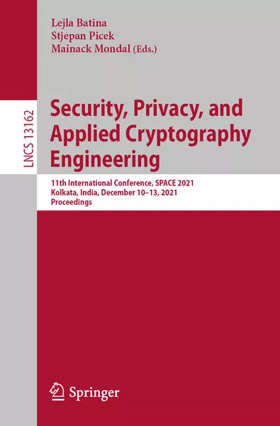 Cover: Security, Privacy, and Applied Cryptography Engineering