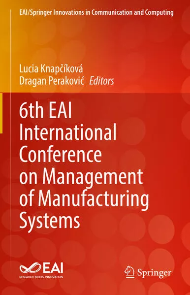 Cover: 6th EAI International Conference on Management of Manufacturing Systems