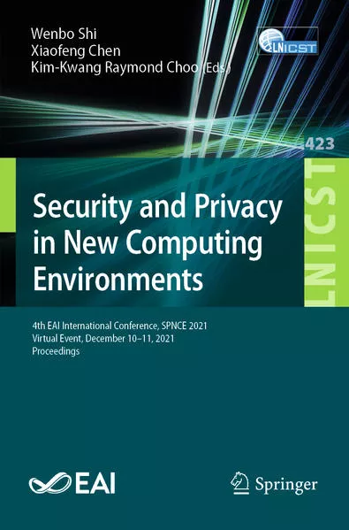 Cover: Security and Privacy in New Computing Environments