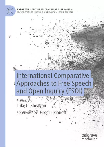 Cover: International Comparative Approaches to Free Speech and Open Inquiry (FSOI)