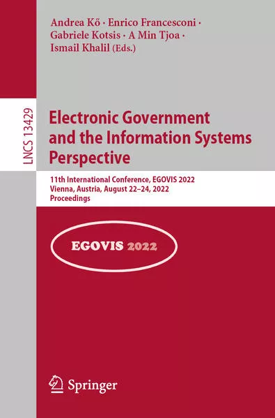 Cover: Electronic Government and the Information Systems Perspective