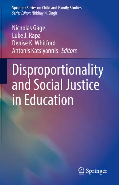 Cover: Disproportionality and Social Justice in Education