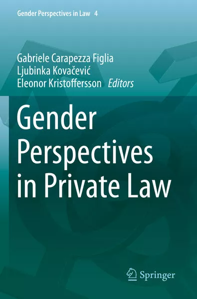 Cover: Gender Perspectives in Private Law