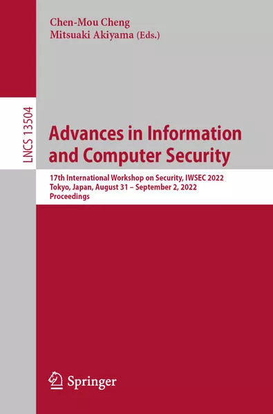 Cover: Advances in Information and Computer Security