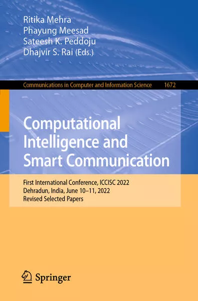 Cover: Computational Intelligence and Smart Communication