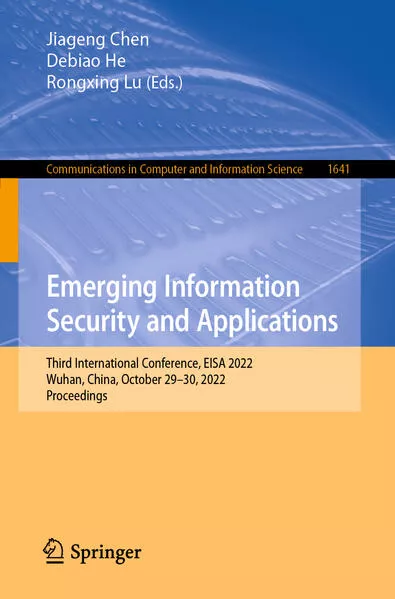Cover: Emerging Information Security and Applications