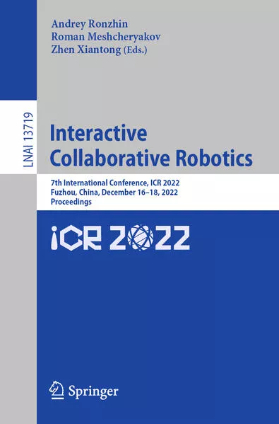 Cover: Interactive Collaborative Robotics