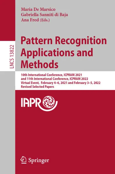 Cover: Pattern Recognition Applications and Methods