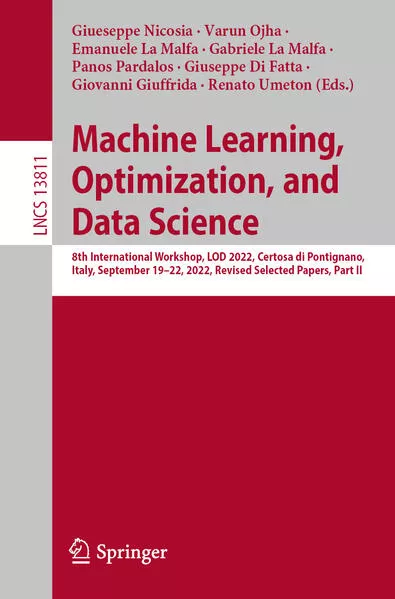 Cover: Machine Learning, Optimization, and Data Science