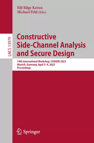 Cover: Constructive Side-Channel Analysis and Secure Design