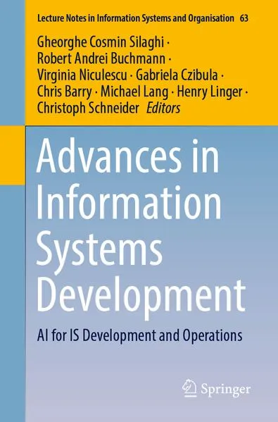 Cover: Advances in Information Systems Development