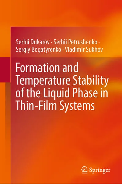 Cover: Formation and Temperature Stability of the Liquid Phase in Thin-Film Systems