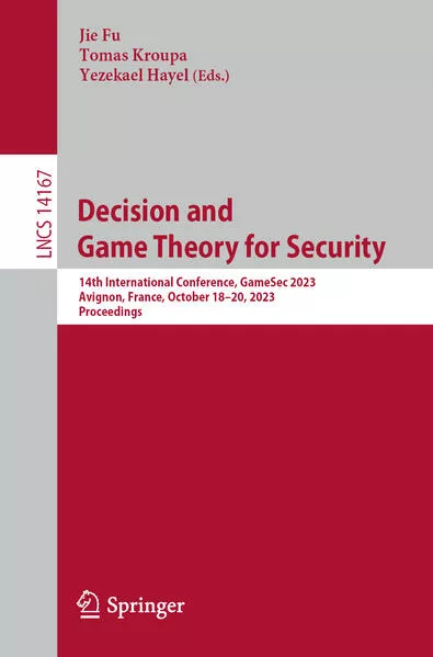 Cover: Decision and Game Theory for Security