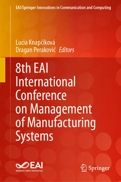 Cover: 8th EAI International Conference on Management of Manufacturing Systems