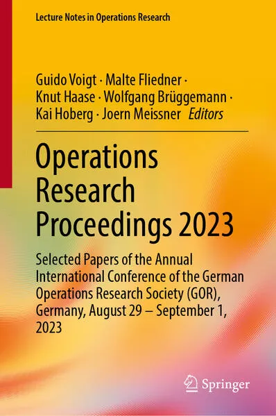 Cover: Operations Research Proceedings 2023