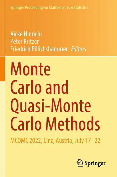Cover: Monte Carlo and Quasi-Monte Carlo Methods