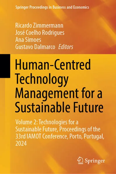 Cover: Human-Centred Technology Management for a Sustainable Future