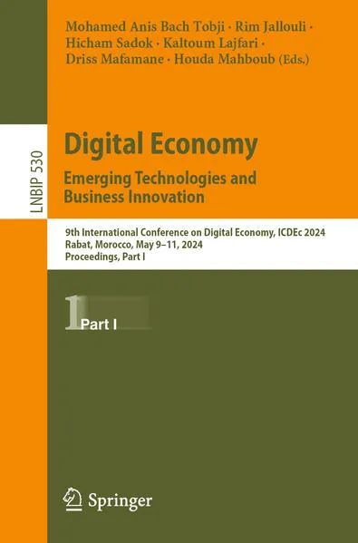 Cover: Digital Economy. Emerging Technologies and Business Innovation