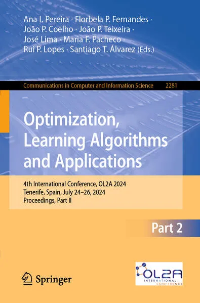 Optimization, Learning Algorithms and Applications