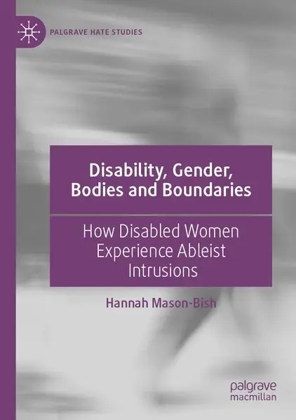 Cover: Disability, Gender, Bodies and Boundaries