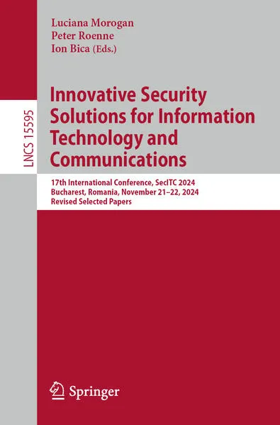 Cover: Innovative Security Solutions for Information Technology and Communications