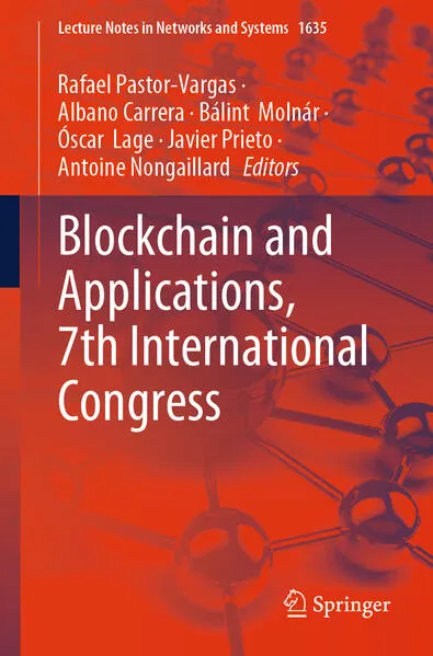 Cover: Blockchain and Applications, 7th International Congress